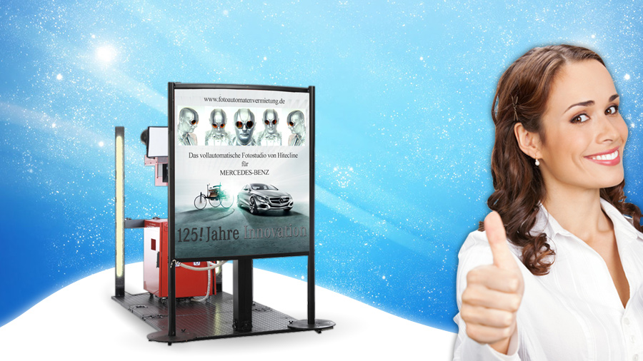 Fotoautomat Verleih : Vollautomatisches Fotostudio