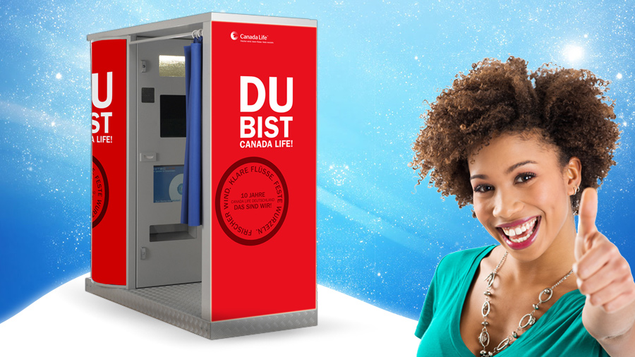 Fotoautomat Verleih : Branding